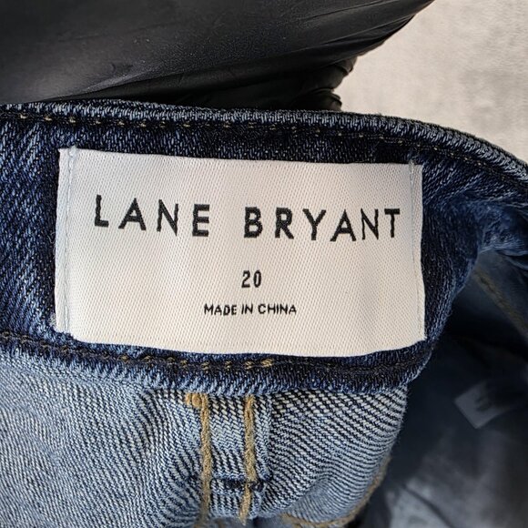Lane Bryant Jeans Womens 20 Blue High-Rise Signature Fit Girlfriend Straight - Picture 11 of 14